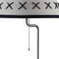 Table Lamp with Wireless Charging and USB Port Silver