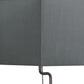 Table Lamp with Wireless Charging and Square Shade Silver