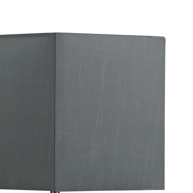 Table Lamp with Wireless Charging and Square Shade Silver-zoom-