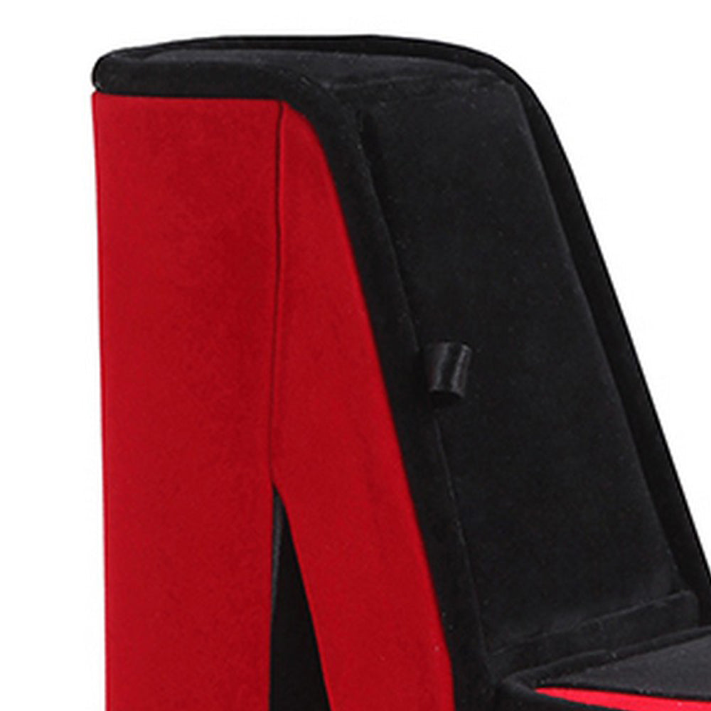 High Heel Shoe Jewelry Box With 2 Hooks And Storage Red-zoom-2