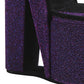 High Heel Shoe Jewelry Box With 2 Hooks And Storage Purple