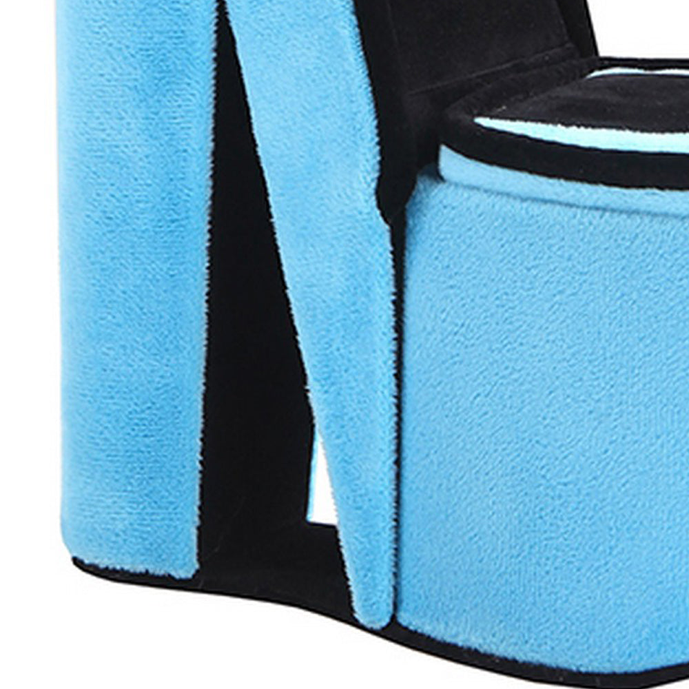 High Heel Shoe Jewelry Box With 2 Hooks And Storage Turquoise-zoom-3