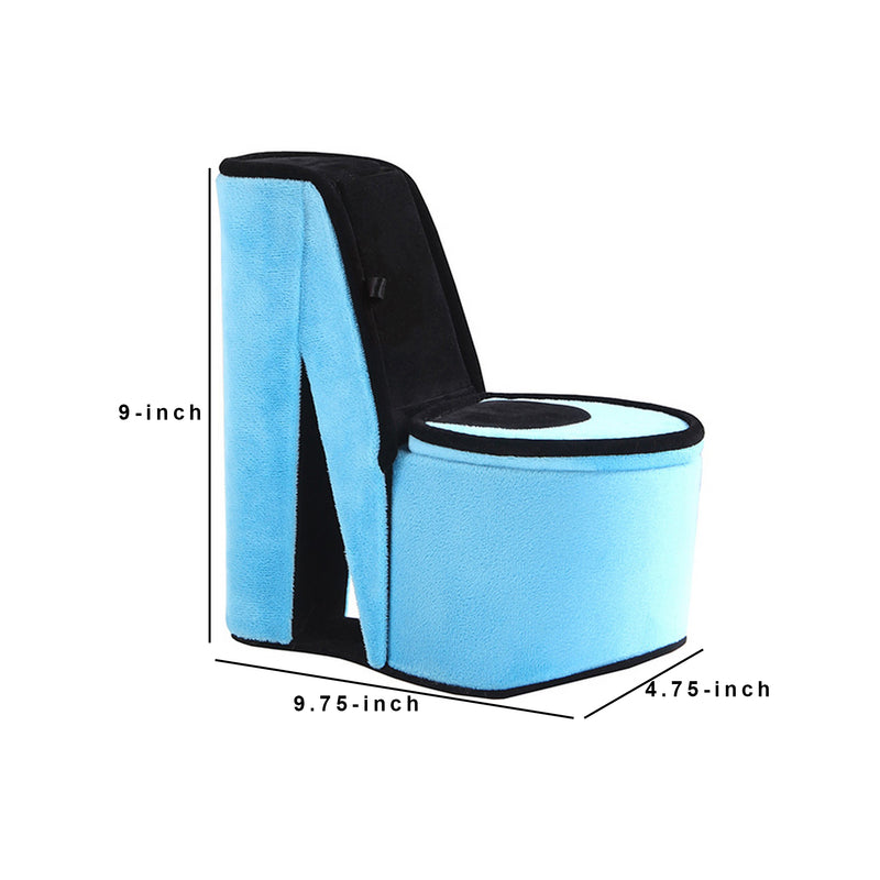 High Heel Shoe Jewelry Box With 2 Hooks And Storage Turquoise-zoom-