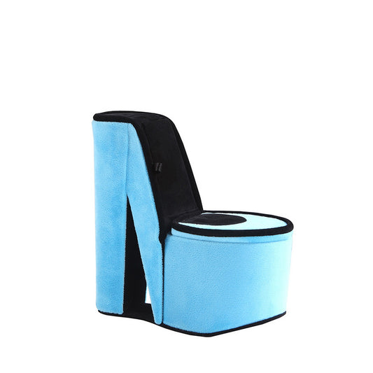 High Heel Shoe Jewelry Box With 2 Hooks And Storage Turquoise