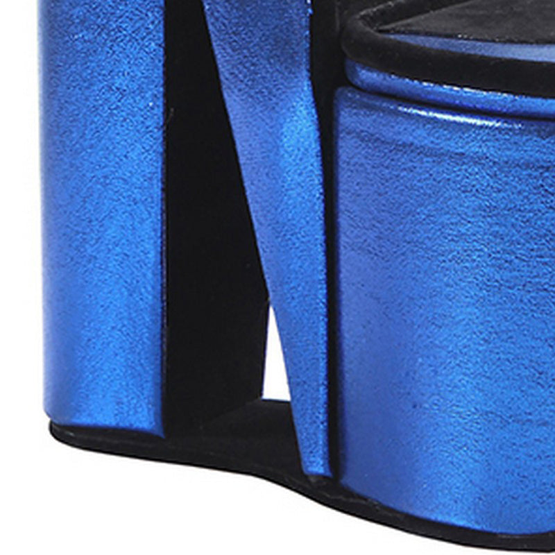 High Heel Shoe Jewelry Box With 2 Hooks And Storage Blue-zoom-
