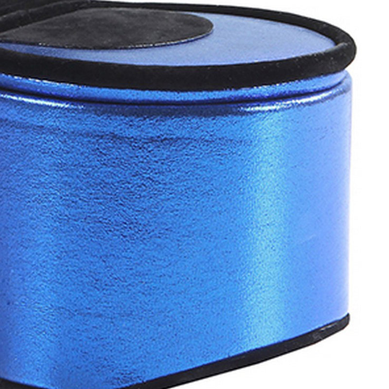 High Heel Shoe Jewelry Box With 2 Hooks And Storage Blue-zoom-