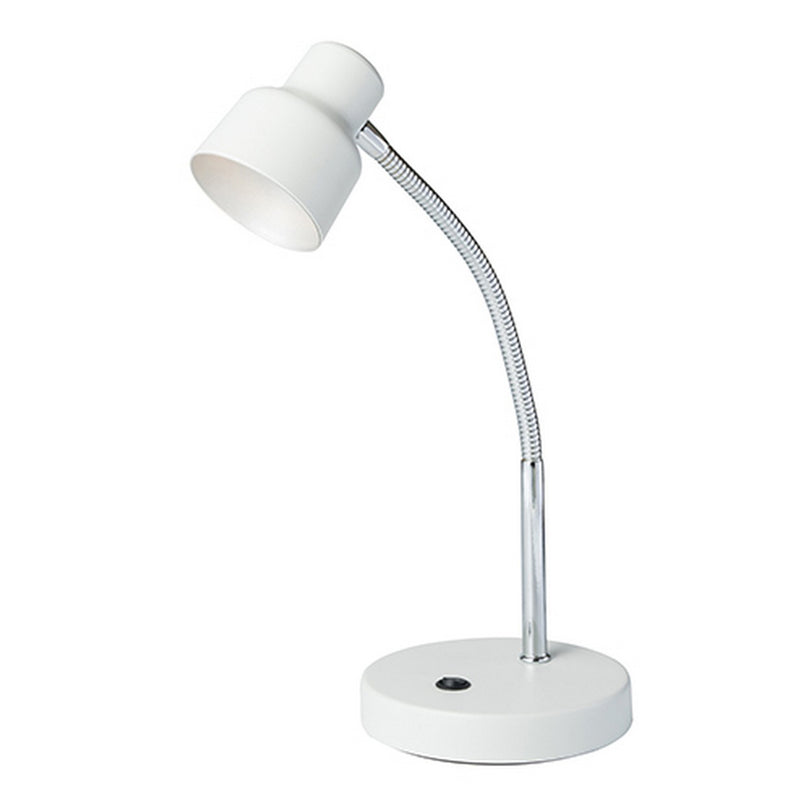 Table Lamp with Adjustable Goose Neck and Shade White-zoom-
