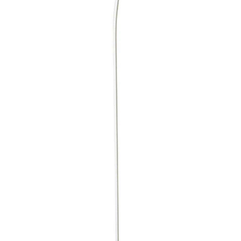 Torchiere Floor Lamp With Adjustable Plate Shade And Sleek Body White-zoom-