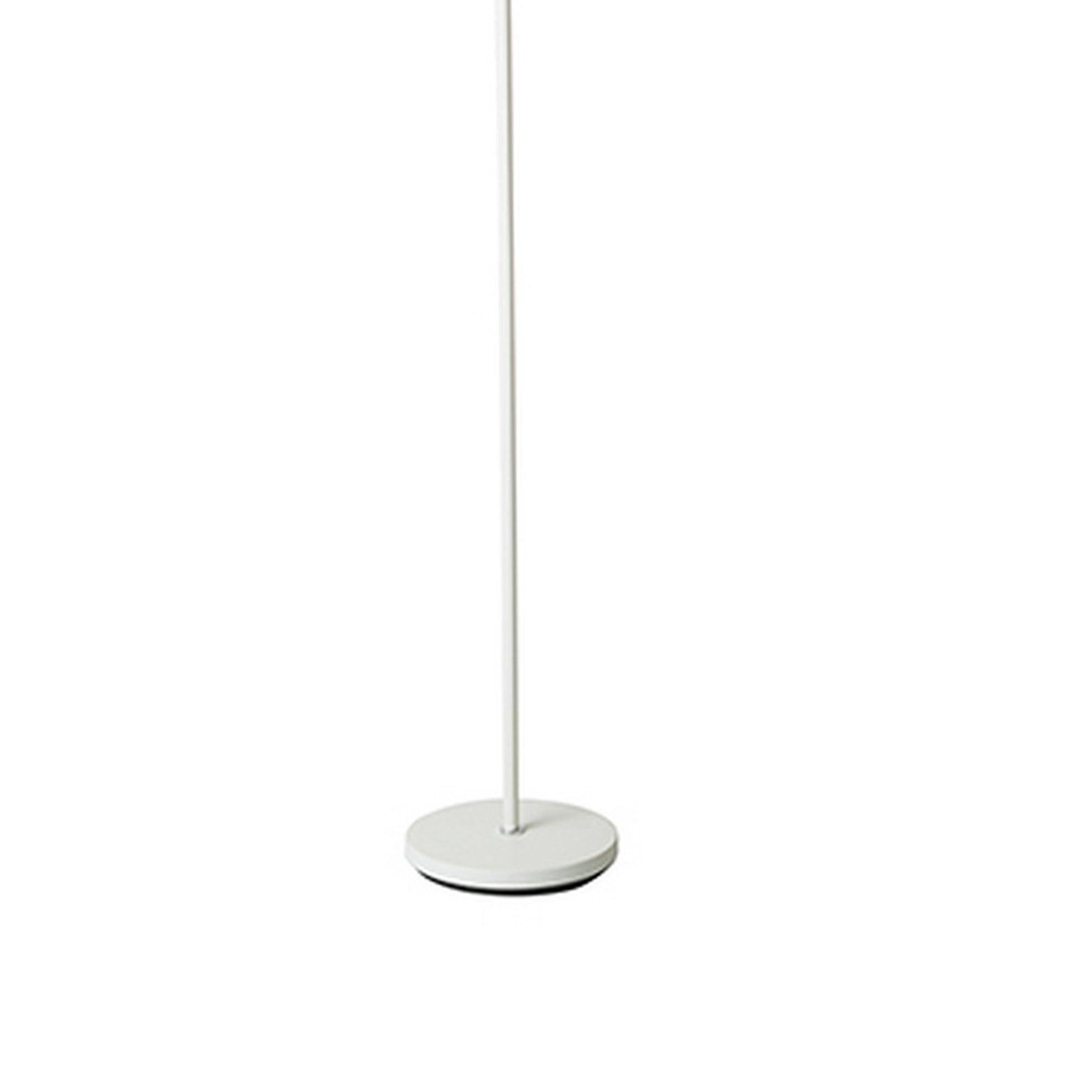 Torchiere Floor Lamp With Adjustable Plate Shade And Sleek Body White-zoom-4