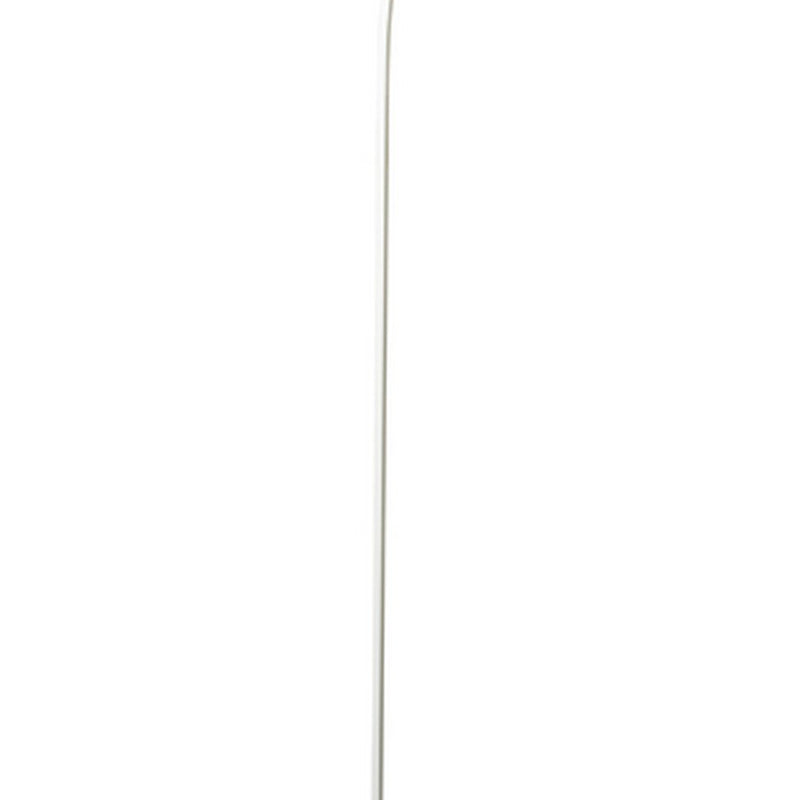 Torchiere Floor Lamp With Adjustable Disk Shade And Sleek Body White-zoom-