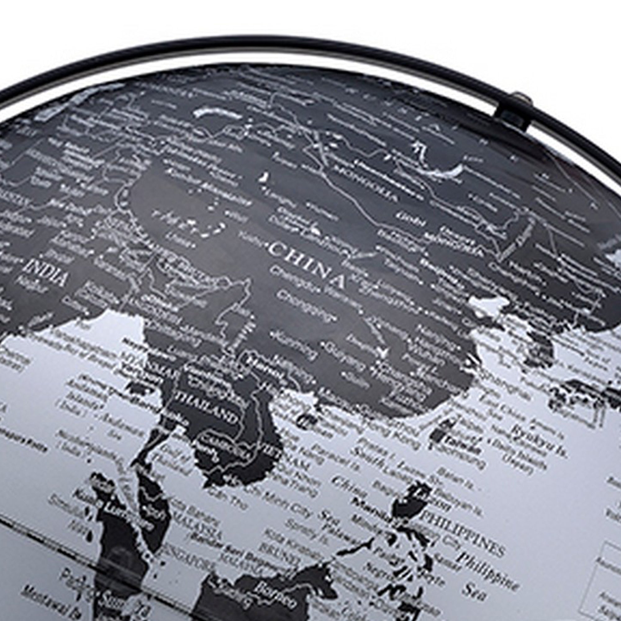 Globe Accent Decor With Inbuilt Led Black And Gray-zoom-3