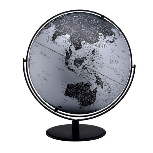 Globe Accent Decor With Inbuilt Led Black And Gray