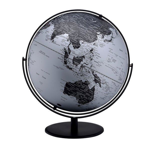 Globe Accent Decor With Inbuilt Led Black And Gray