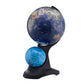 Dual Globe Accent Decor With Inbuilt Led Blue And Black