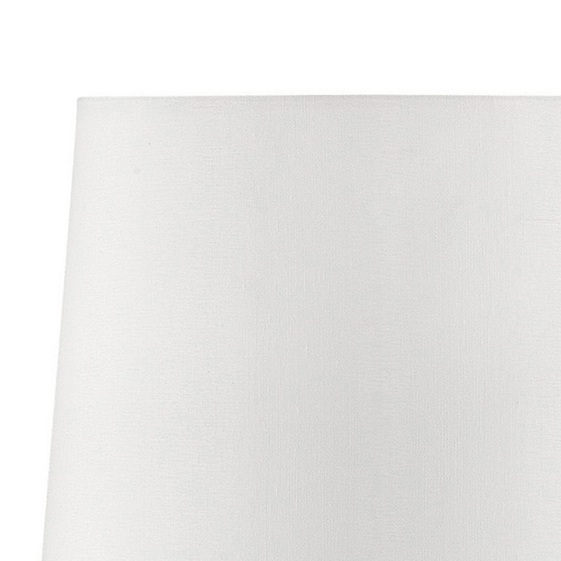 Table Lamp with Teardrop Metal Base and Fabric Shade Pink-zoom-