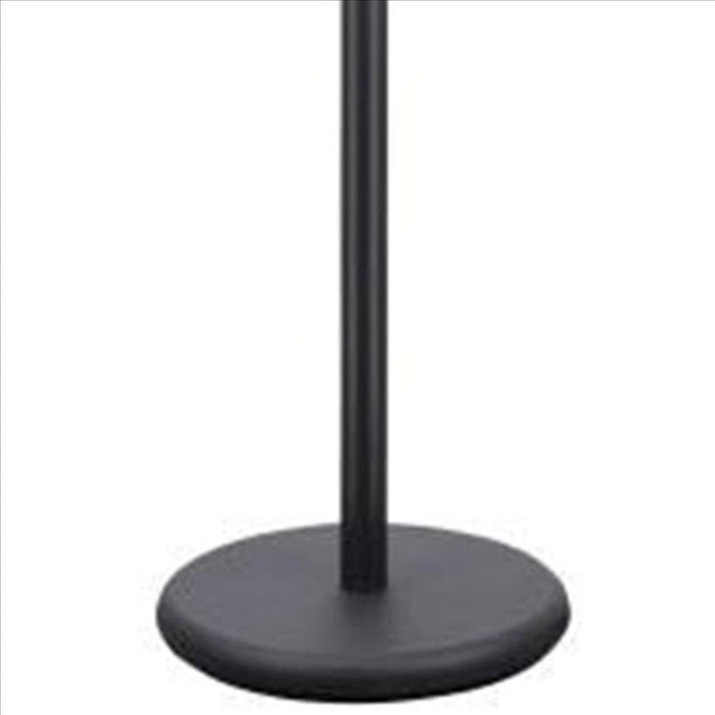 Cage Design Shade Metal Floor Lamp With Pull Chain Switch Black-zoom-