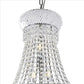 Crystal Ceiling Lamp with Chandelier Design Body Clear