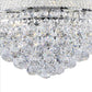 Crystal Ceiling Lamp with Chandelier Design Body Clear