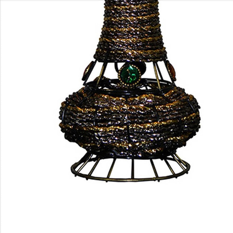 Tree Table Lamp with Aluminum Wire and Multiple LED White-zoom-