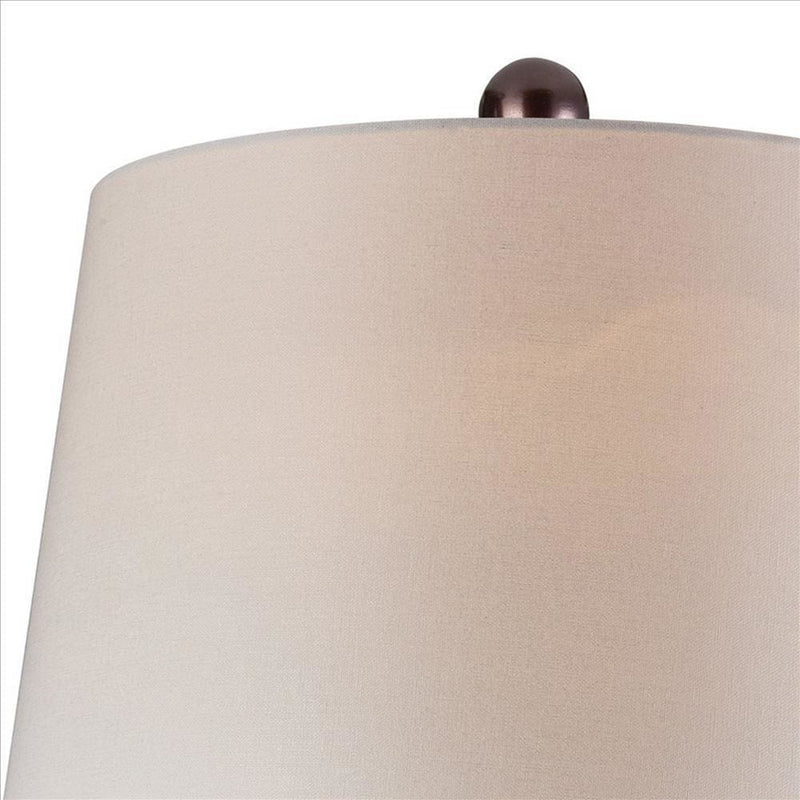 Trophy Shaped Polyresin Table Lamp with Scroll Handles Bronze-zoom-