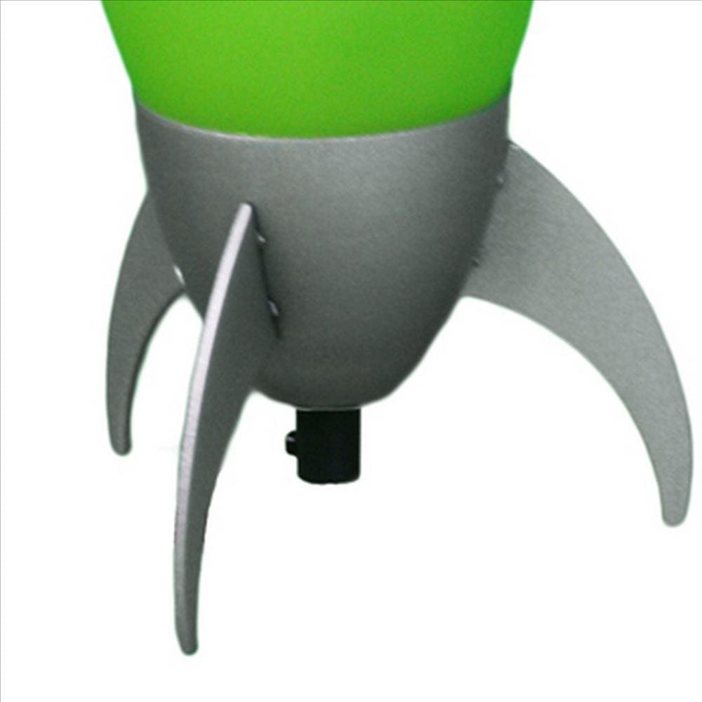Kid Table Lamp with Rocket Design Silhouette Green-zoom-2