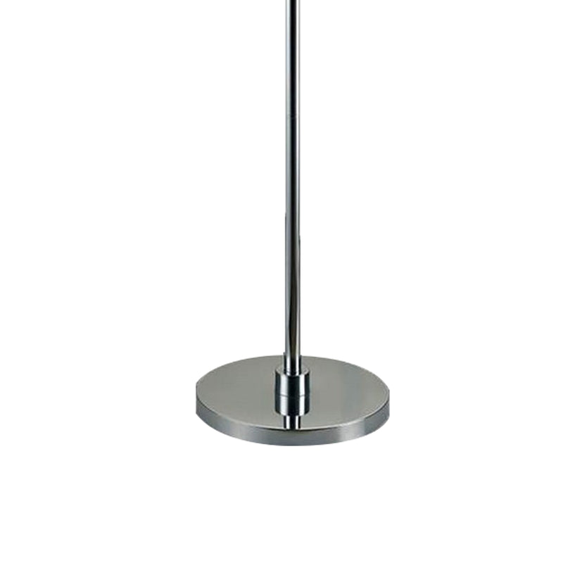 Floor Lamp With Hanging Crystal Droplets Silver And Black-zoom-