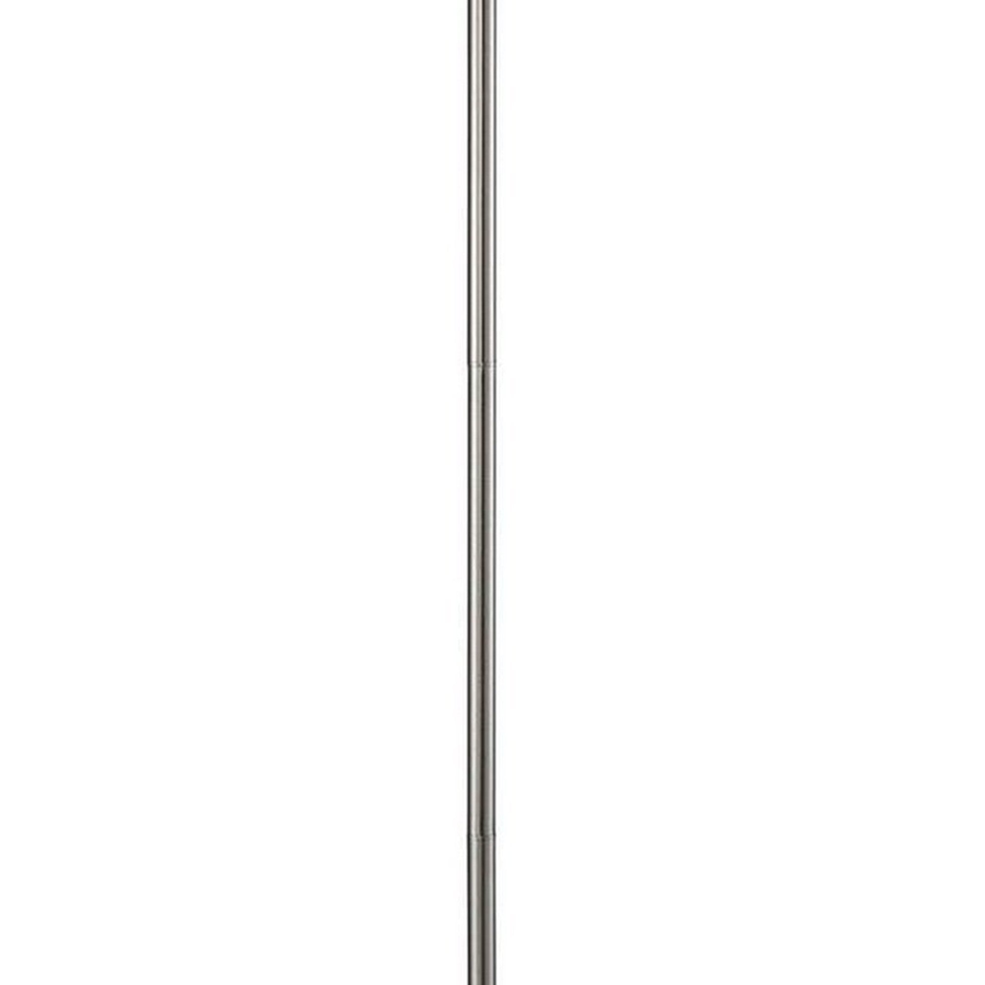 Floor Lamp With Hanging Crystal Droplets Black And Silver-zoom-3