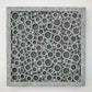 Transitional Sandstone Wall Decor With Bubble Pattern Large Gray