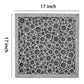 Transitional Sandstone Wall Decor With Bubble Pattern Large Gray