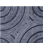 Square Sandstone Wall Decor With Lined Circular Design Small Gray