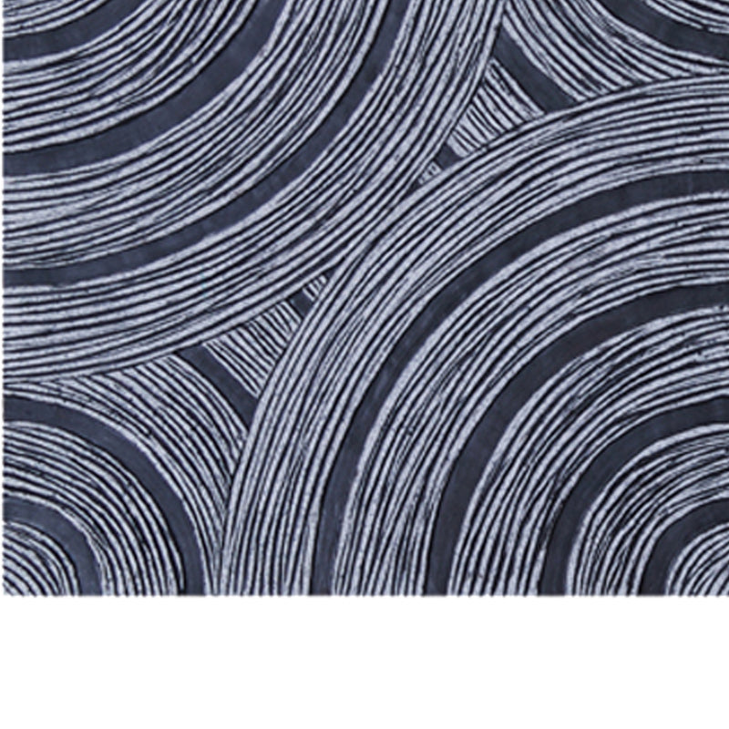 Square Sandstone Wall Decor With Lined Circular Design Small Gray-zoom-
