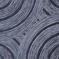 Square Sandstone Wall Decor With Lined Circular Design Large Gray