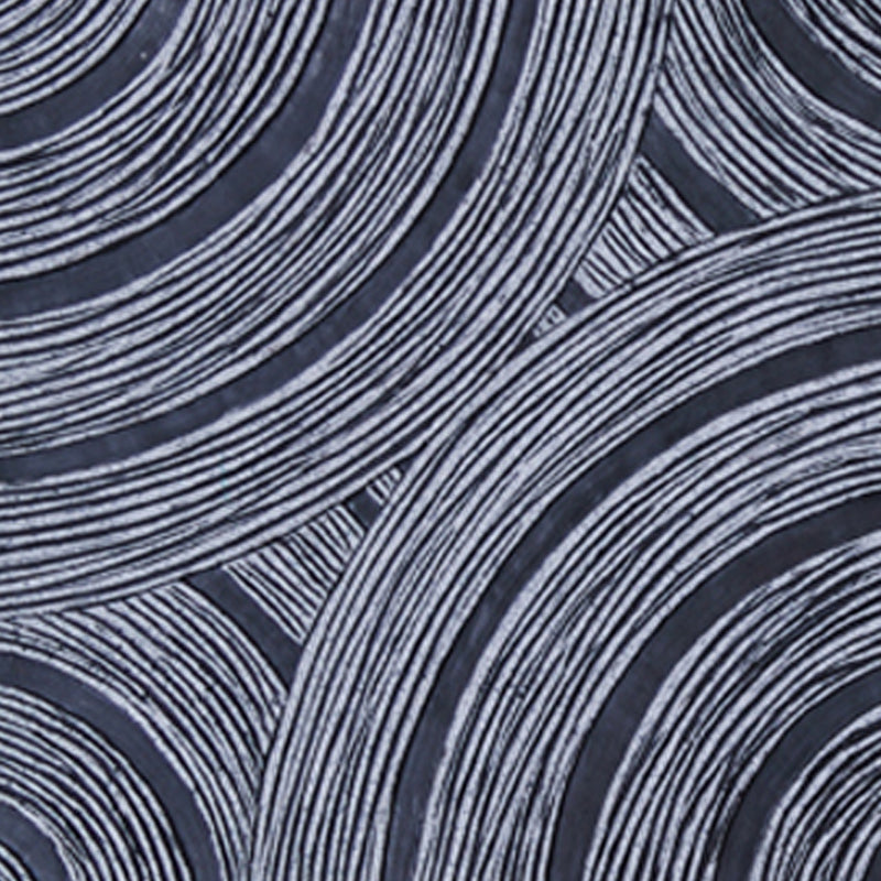 Square Sandstone Wall Decor With Lined Circular Design Large Gray-zoom-