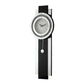 Pendulum Wall Clock With Mirror Trim And Round Shape Silver