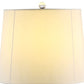 Table Lamp with Checkered Faux Diamond Inlay Silver
