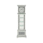 Grandfather Clock With 4 Compartments And Mirror Frame Silver