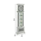 Grandfather Clock With 4 Compartments And Mirror Frame Silver