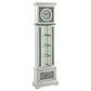 Grandfather Clock With 4 Compartments And Mirror Frame Silver