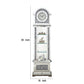 Mirrored Grandfather Clock With 4 Compartments Silver