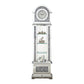 Mirrored Grandfather Clock With 4 Compartments Silver