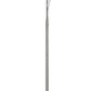 72 Inch Arched Floor Lamp With 5 Branched Led Lights Silver