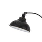 61 Inch Adjustable Tall Metal Floor Lamp Dome Shade Black