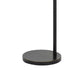 61 Inch Adjustable Tall Metal Floor Lamp Dome Shade Black