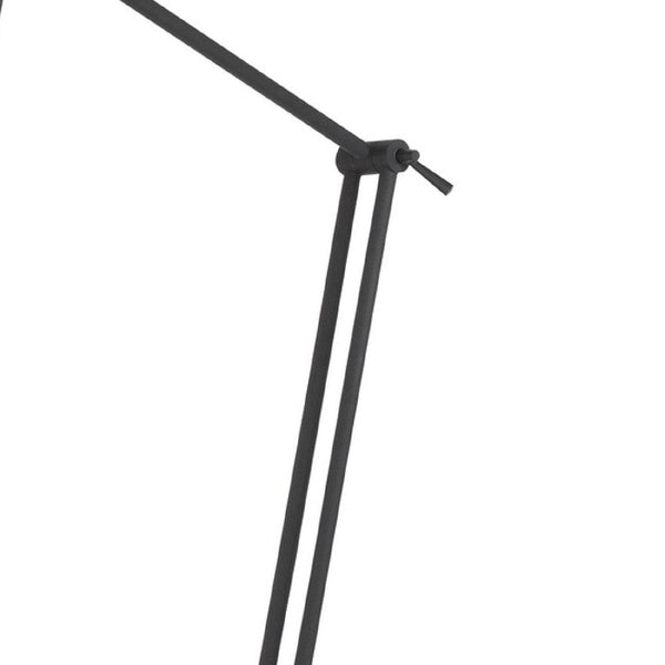 65 Inch Adjustable Modern Industrial Metal Floor Lamp Black-zoom-