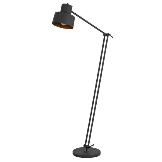 65 Inch Adjustable Modern Industrial Metal Floor Lamp Black