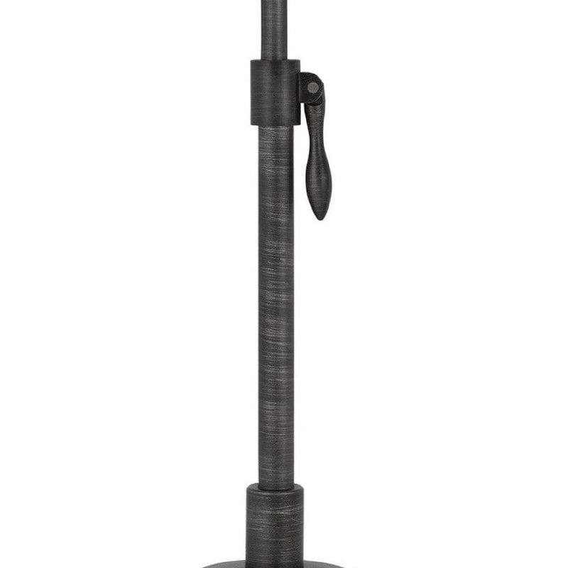 26 Inch Adjustable Metal Table Lamp with Latch Heather Gray-zoom-