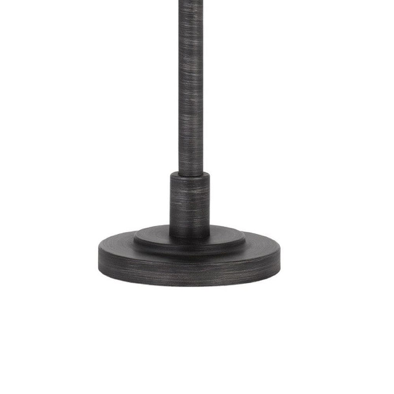26 Inch Adjustable Metal Table Lamp with Latch Heather Gray-zoom-