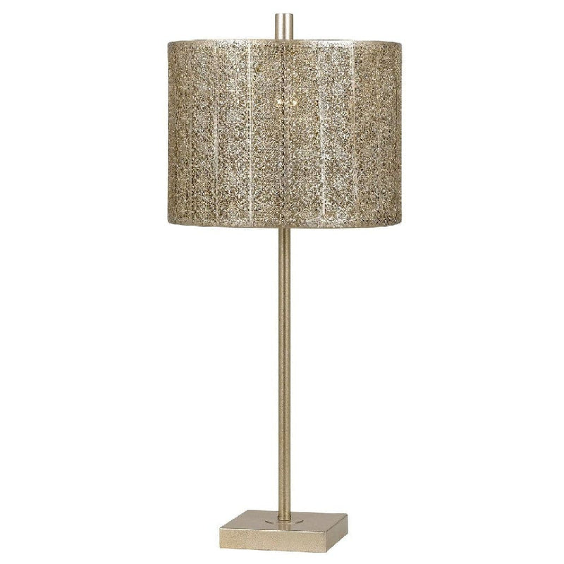 27 Inch Metal Table Lamp Champagne Silver-zoom-