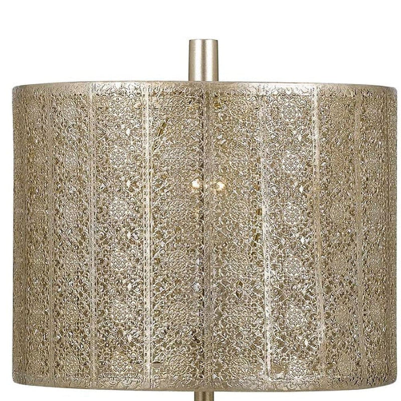 27 Inch Metal Table Lamp Champagne Silver-zoom-