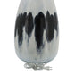 27 Inch Table Lamp with Painted Art Body Black and White